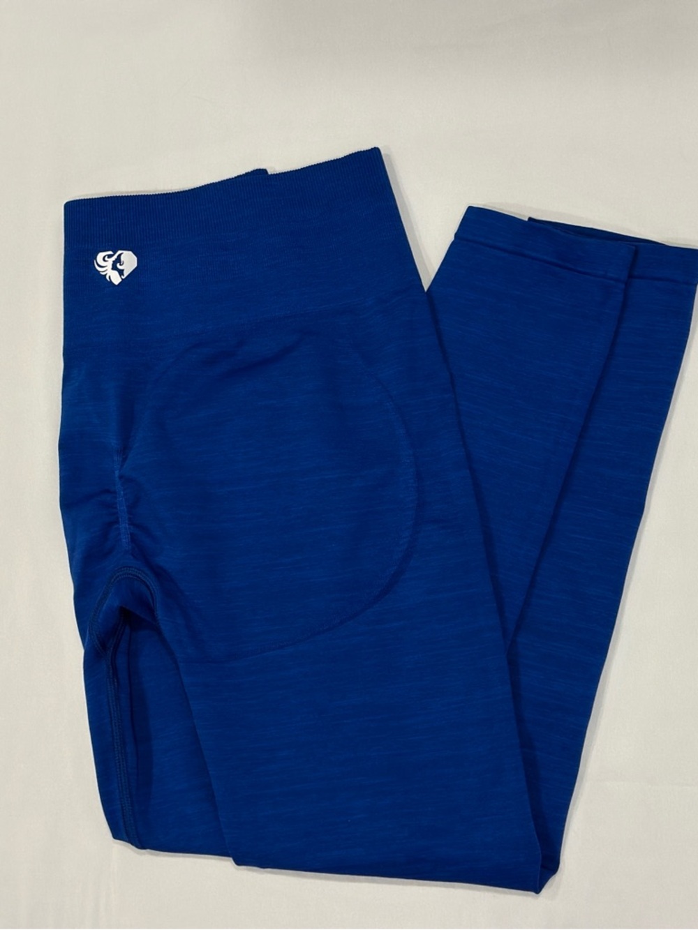 Women’s Best Blue Seamless Leggings with Heart Logo